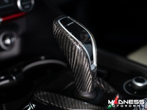 Alfa Romeo Stelvio Gear Selector Trim - Carbon Fiber - '20+ models - Feroce Carbon Alfa Romeo Stelvio Gear Selector Trim - Carbon Fiber - '20+ models - Feroce Carbon